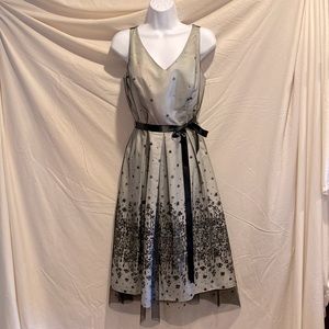 Cocktail Dress / Black & White